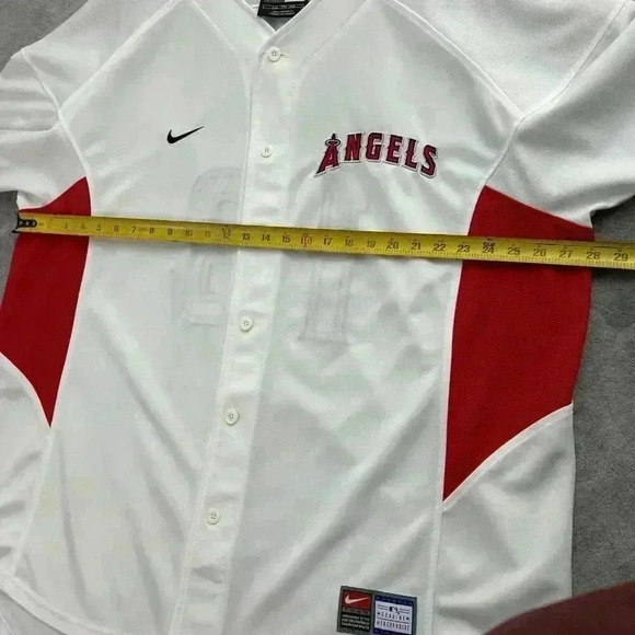 Vintage Nike Jersey Mens XXL Garret Anderson #16 Anaheim Angels MLB White Stitch - Picture 4 of 13
